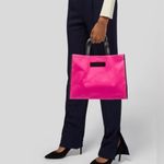 Burberry Pink Canvas Tote Bag Photo 2