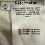 Reformation  Joelle Tie Neck Button-Up Blouse Top Size Small Photo 7