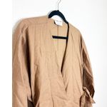 Revolve L’Academie The Jacqie Top Size Medium Tiramisu Brown Wrap Front Photo 6