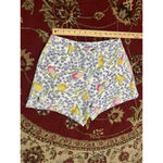 Ralph Lauren Polo  Womens Floral Blue Tulip Blue Pony Short Size Medium Photo 3