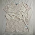 Kimchi Blue  Delicate Lace Blouse in pink Photo 0