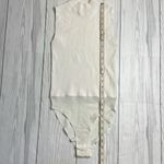 Bardot  white ribbed sleeveless mock neck body suit size 4 / xs Photo 4