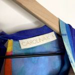 Carolina Constas Greta Midi Dress Frutas Womens Blue Large Photo 14