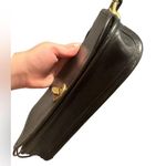 Coach Vintage  American Classic Crossbody Black Leather Dinky Clutch Bag - 1980s Photo 4