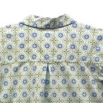 Croft & Barrow Geometric Button Up Shirt Green Large Photo 3