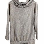 Pursue Size Small Fitness Oversized Brown Cowl Neck Hooded Tunic Sweatshirt Photo 0