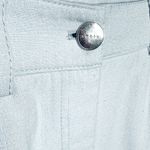 Akris  Magda Slim Fit Silk Cotton Stretch Powder Blue Jean Pants Size 4 Photo 4