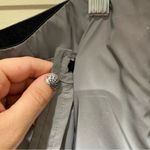 DKNY Sport Reflective Faux-Wrap Mini Skirt Grey Sparkle Women’s Size Medium NWT Photo 10