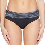 EUC TYR Arvada Riva Classic Bikini Bottoms Striped Black Size L Photo 0