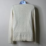 LC Lauren Conrad Cream WISH Fuzzy Sweater Medium Photo 3