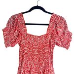 La Mer Luxe Resortwear Knee Length Midi Dress Abstract Orange Small Vacation S Photo 1