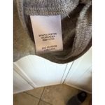 One World Womens Top XL Gray Beaded Bling Candy Canes Bow Holiday Blouse Photo 4