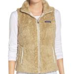 Patagonia | Tan Faux Fur Full Zip Vest Sz M Photo 0