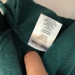 John + Jenn NEW NWT Asymmetrical Ruffle Sweater Teal Blue WOOL Blend V-Neck MED Photo 7