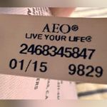 American Eagle Yellow Striped w/ adjustable straps Dress 2015 Women’s Small Photo 4