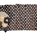 EXPRESS  Heart Shape Polka Dot Clutch Photo 0