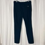 Anne Klein Dark Blue Trousers with Metallic Details Photo 2