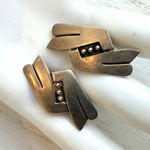 ARVEL Taxco Sterling Silver Modernist Earrings Photo 1