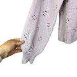 Madewell Women’s Floral Pointelle Pullover Pink Cotton Sweater Sold Out Online L Photo 7