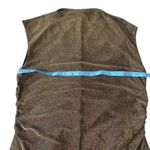 Reformation Sparkly Knit Alden Dress. Bodycon Metallic Sleeveless Party Mini XL Photo 4