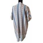 SPEED‎ LIMIT MPH XL Cover Up Blue Coral Floral Mixed Print Kimono Open Front Photo 1