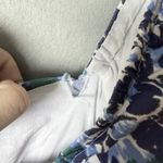 Peter Som x Rent the Runway Babydoll Floral Dress Blue Cotton Blend Size 8 Photo 13