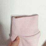 Puma powder pink relaxed fit cropped spell out logo hoodie size M Photo 6