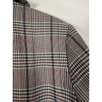 Eloquii NWT  Plaid Blazer Tie Waist Jacket Women Size 20 Brown Green Formal Photo 4