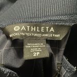 Athleta Brooklyn Textured Ankle Pants in Navy Windowpane Print Photo 5