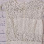 Alexis  Leona white lace midi dress medium Photo 2