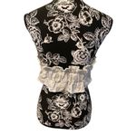 SheIn  Floral Tube Top Coquette Beach Summer Vacation Photo 1