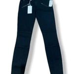 Vince Camuto Women's Black Skinny Front Zipper Detail Jeans Sz 24 Photo 2