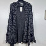 Barefoot Dreams  Charcoal Leopard Wrap Photo 1