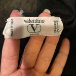 Vintage Valentino Miss V Wool Ruched Turtleneck Sweater in Black Size Small Photo 5