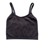 Set Active  Ribbed Longline Brown Sports Bra Size Small Photo 0