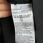 Banana Republic NWT  Black Linen Blend Button Front Classy Fit Flare Dress Size 8 Photo 4