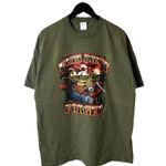 Vietnam Vets T Shirt Vintage Y2K Large L Brown Graphic Tee Photo 1