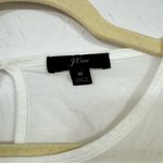 J.Crew  White Eyelet Blouse Womens M Short Sleeve Babydoll Tee Shirt Romantic Photo 1