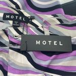 Motel Rocks Urban outfitters Purple Zebra Striped Pants Size Small nwt Photo 2