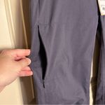 prAna  Halle Stretch Roll Up Hiking Gray Pants Short Inseam 30" Women's Sz 12 NWT Photo 5