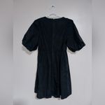 Madewell  Poplin Crewneck Bubble-Sleeve Mini Dress Photo 3