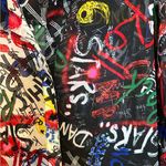 Live 4 Truth  graffiti print sheer long sleeve blouse Size 1x Photo 2