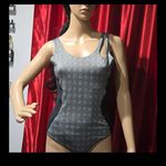 Ivy Park  Gray and Black Women's Bodysuit Photo 1