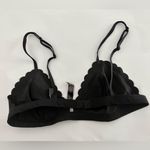 Victoria's Secret Victoria’s Secret Black Scalloped Bralette Photo 2