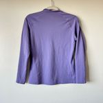Avia Lavender Purple  Medium Athletic Top Sweater Sweatshirt Quarter Zip Fall Gym Photo 3
