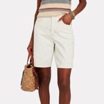 SLVRLAKE London Relaxed Denim Shorts Ivory High Rise Non Photo 0