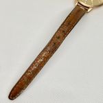 INC women Quartz analog wrist watch rose gold tone 37mm brown leather running Photo 5