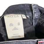 Alice + Olivia  Good High-Rise Ankle Skinny Jeans Women’s Size 24 Black Magic Photo 9