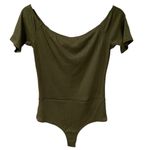 SLJ APPAREL Olive Green Ladies Ribbed Bodysuit NEW WITH TAG Size M/L Photo 5