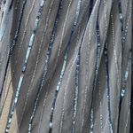 Mac Duggal  Beaded Kimono Sleeve V-Neck Dress Periwinkle 14 NWT Black Tie Formal Photo 13